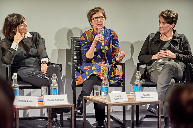 Panel 1: Paula Schopf, Laurie Schwartz & Steffi Weismann