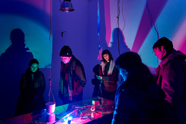 Kanta Horio [JP] – <i>Motorized Theater</i>, Mixed Media, In-Situ Installation, 2019 – <i>Persisting Realities</i>