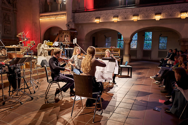 Oriel Quartett: Cello, Bratsche, 1. Geige, 2. Geige